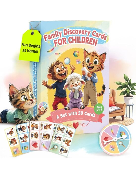 Other - Discovery Emotions Actions Feelings Montessori Educational Flash Cards 3+